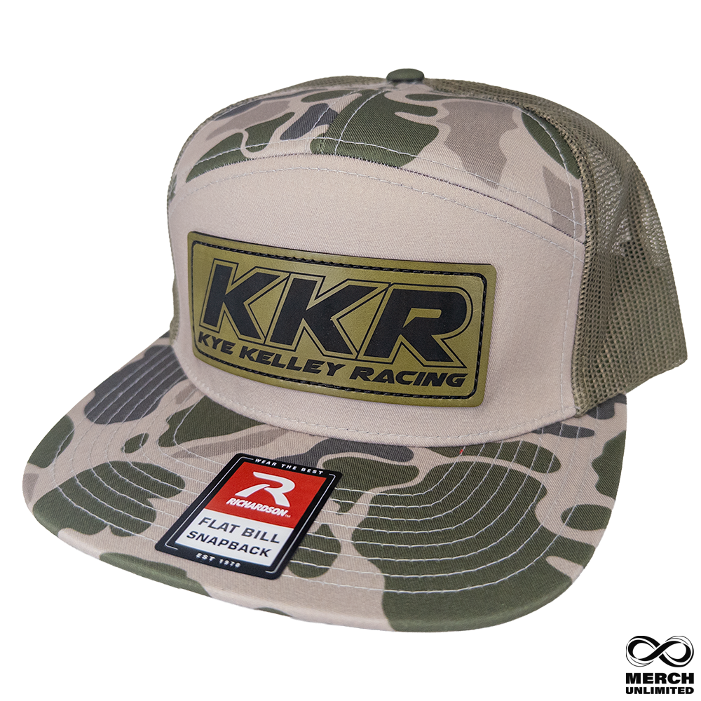 7 Panel Flat Bill Snapback