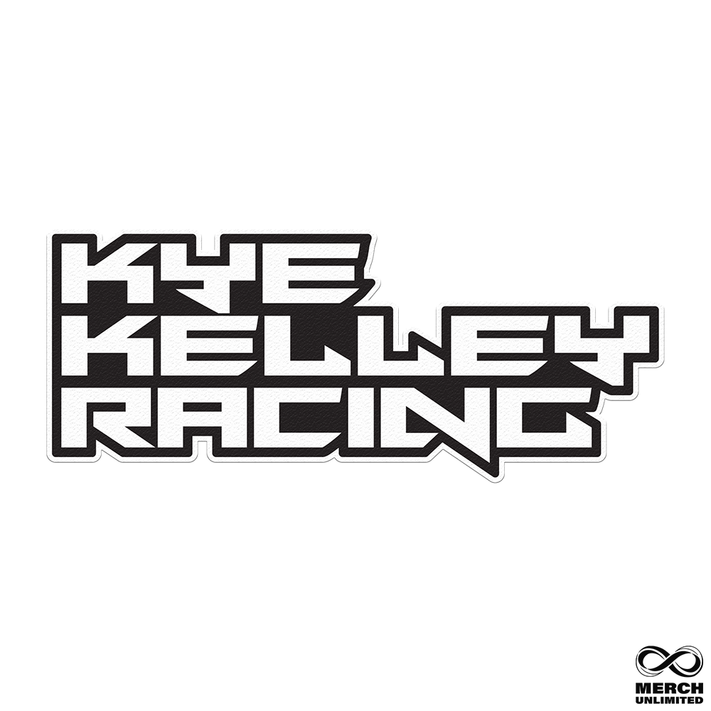 Kye Kelley Racing Stacked Sticker
