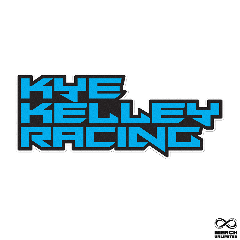 Kye Kelley Racing Stacked Sticker