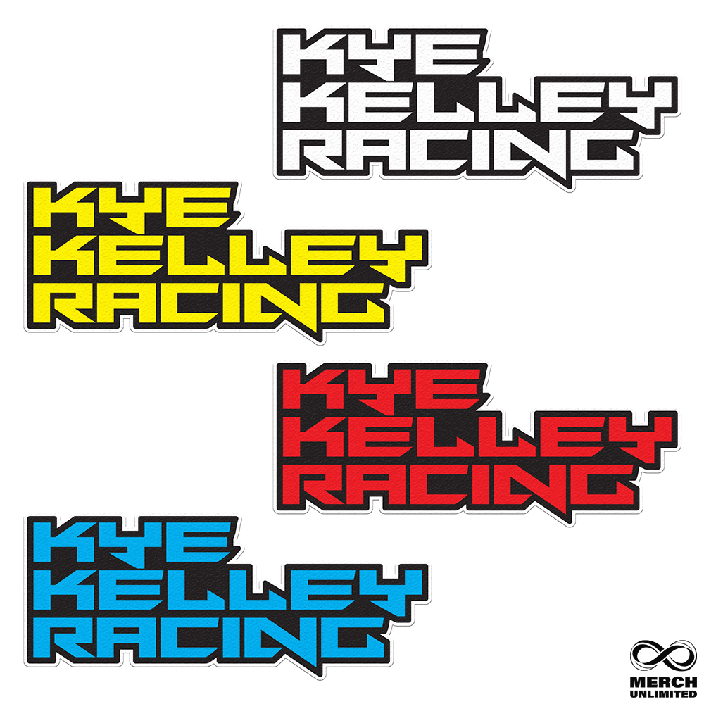 Kye Kelley Racing Stacked Sticker