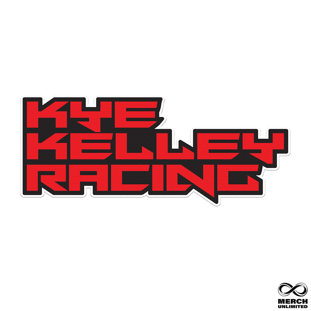 Kye Kelley Racing Stacked Sticker