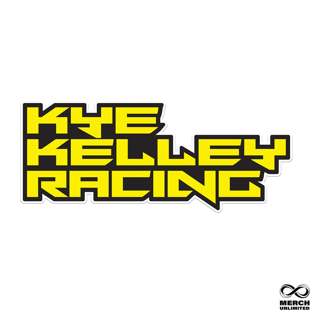 Kye Kelley Racing Stacked Sticker
